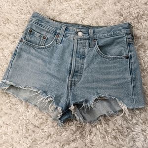 Levi’s 501 High Waisted Jean Shorts